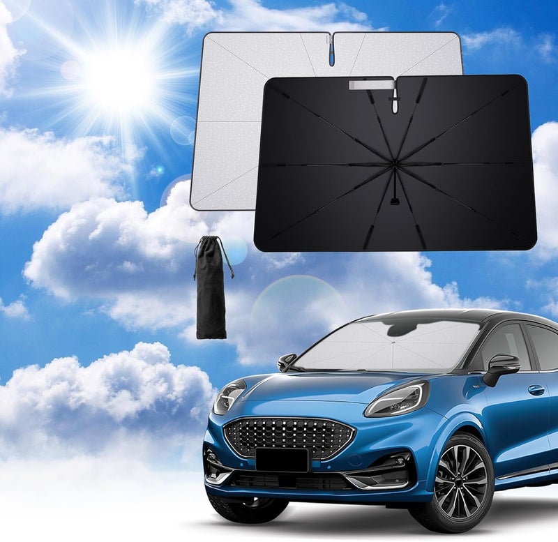 Coleya Front Windshield Parasol for Ford Puma 2020-2025 - Foldable Sun Protection - Image 2