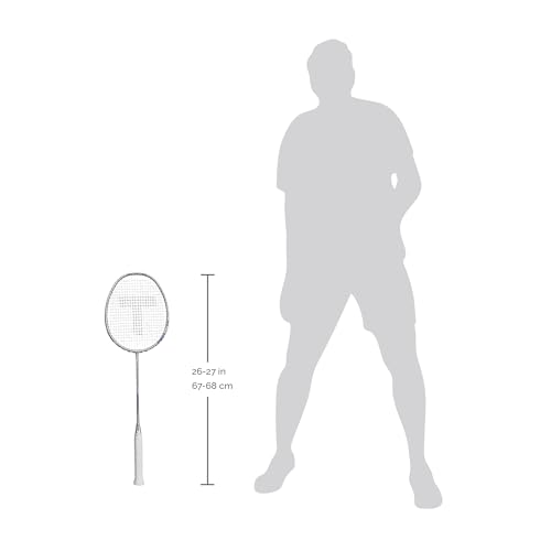 TANSO Raion SS Strung Badminton Racket (34 Lbs Tension, Recommended by Padukone School of Badminton, 77 Grams Ultra Light Weight Full Carbon Fiber with Premium Strings and Full Racquet Cover) - Image 5
