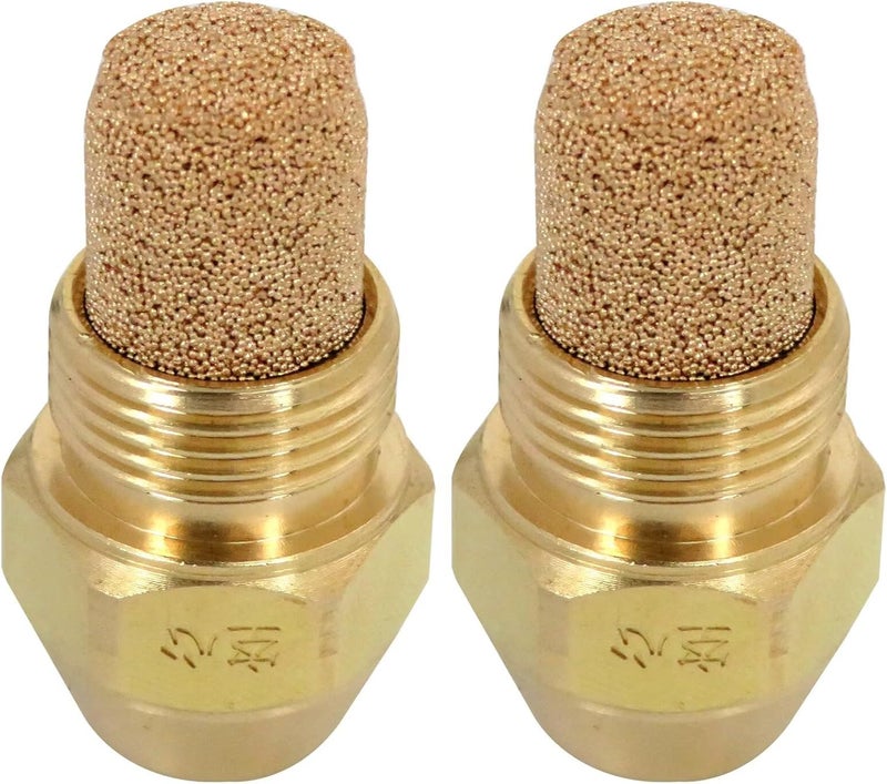 JURENGUDF 2Pcs 0.60 GPH 80° Hollow Cone Nozzle - Type A for Residential Oil Burners - Image 4