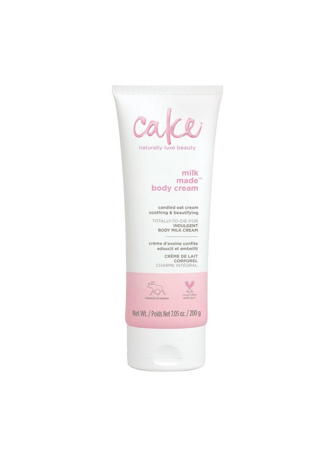 Cake Beauty, Shea Butter Body Cream Body Lotion For Women Dry Skin, Basic, Milk Made Indulgent, 7 Fl Oz - Image 1