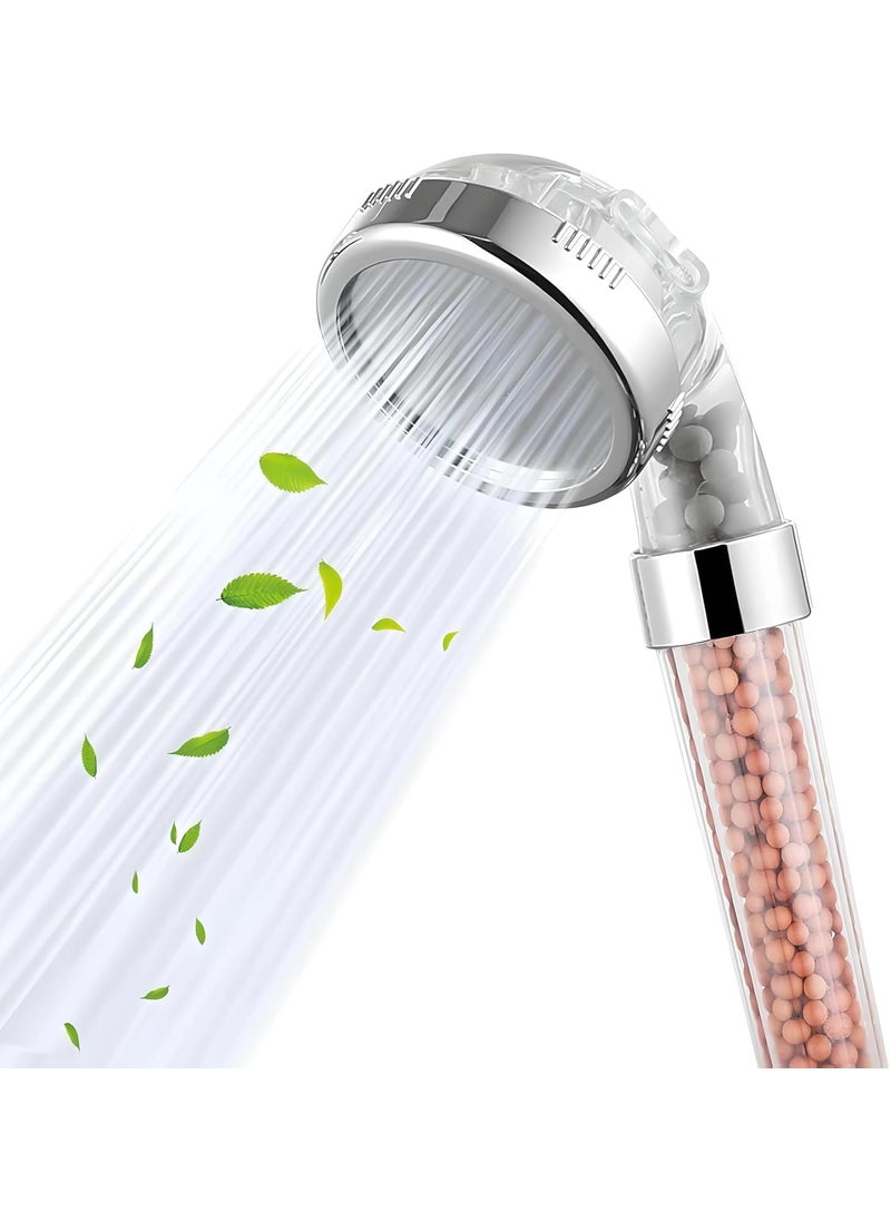 WaterCharm WaterCharm Filtered Handheld Shower Head High Pressure 3 Spray Setting Showerhead Filter for Hard WaterDry Skin and Hair  - Image 1