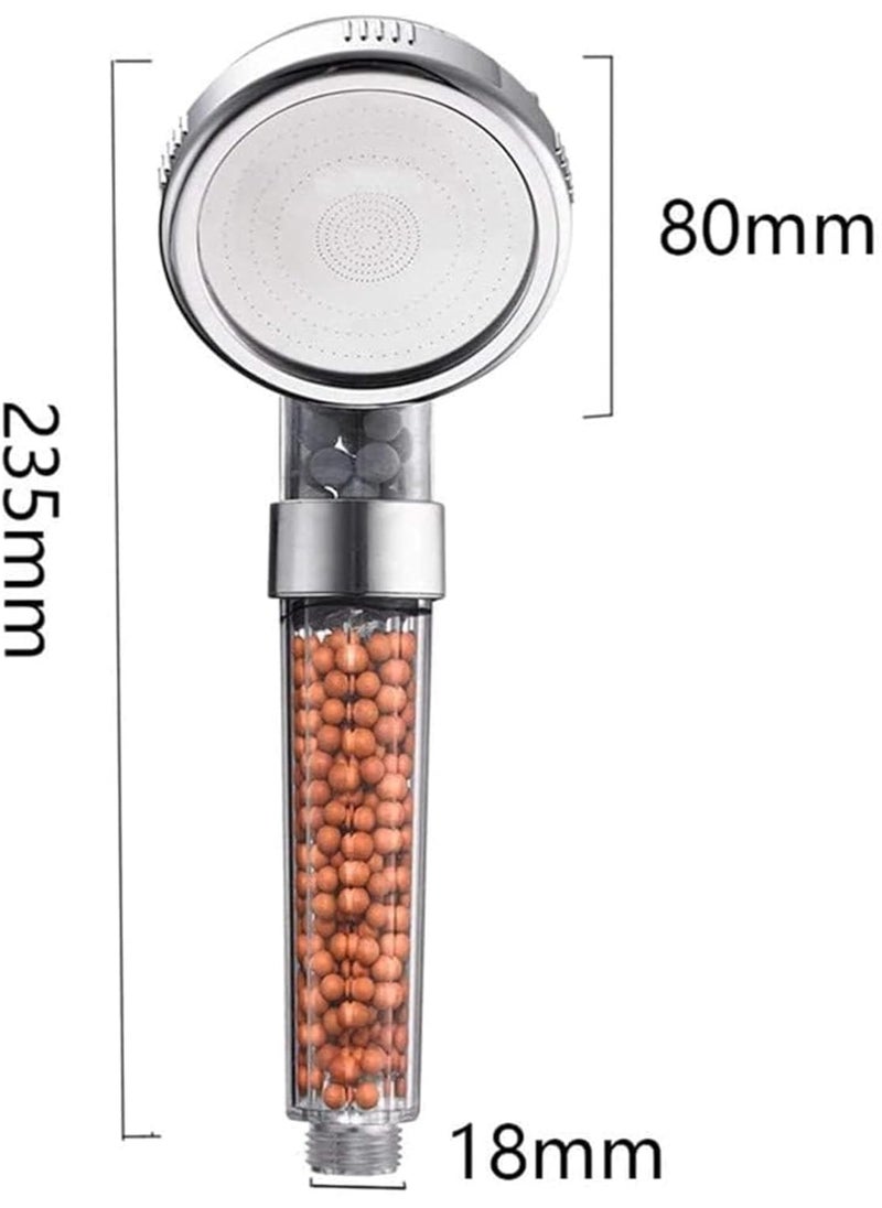 WaterCharm WaterCharm Filtered Handheld Shower Head High Pressure 3 Spray Setting Showerhead Filter for Hard WaterDry Skin and Hair  - Image 2