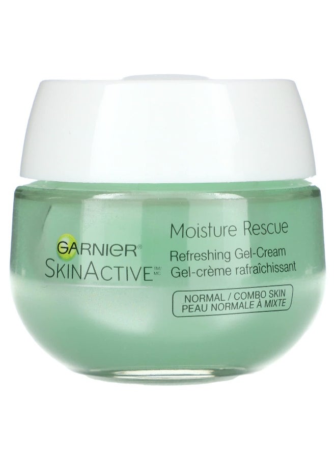 Garnier - Garnier, SkinActive, Moisture Rescue Refreshing Gel-Cream, Normal/Combo Skin, 1.7 oz (50 g) - Image 1