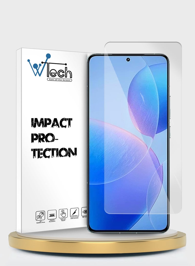 Wtech Xiaomi Redmi K70 / Redmi K70 Pro / Redmi K70E 5G 2023 Premium Series Curved Edges 9H 2.5D Tempered Glass Screen Protector (MSG9CN) - Clear - Image 1
