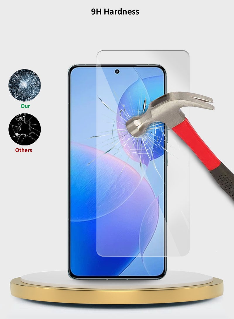 Wtech Xiaomi Redmi K70 / Redmi K70 Pro / Redmi K70E 5G 2023 Premium Series Curved Edges 9H 2.5D Tempered Glass Screen Protector (MSG9CN) - Clear - Image 4