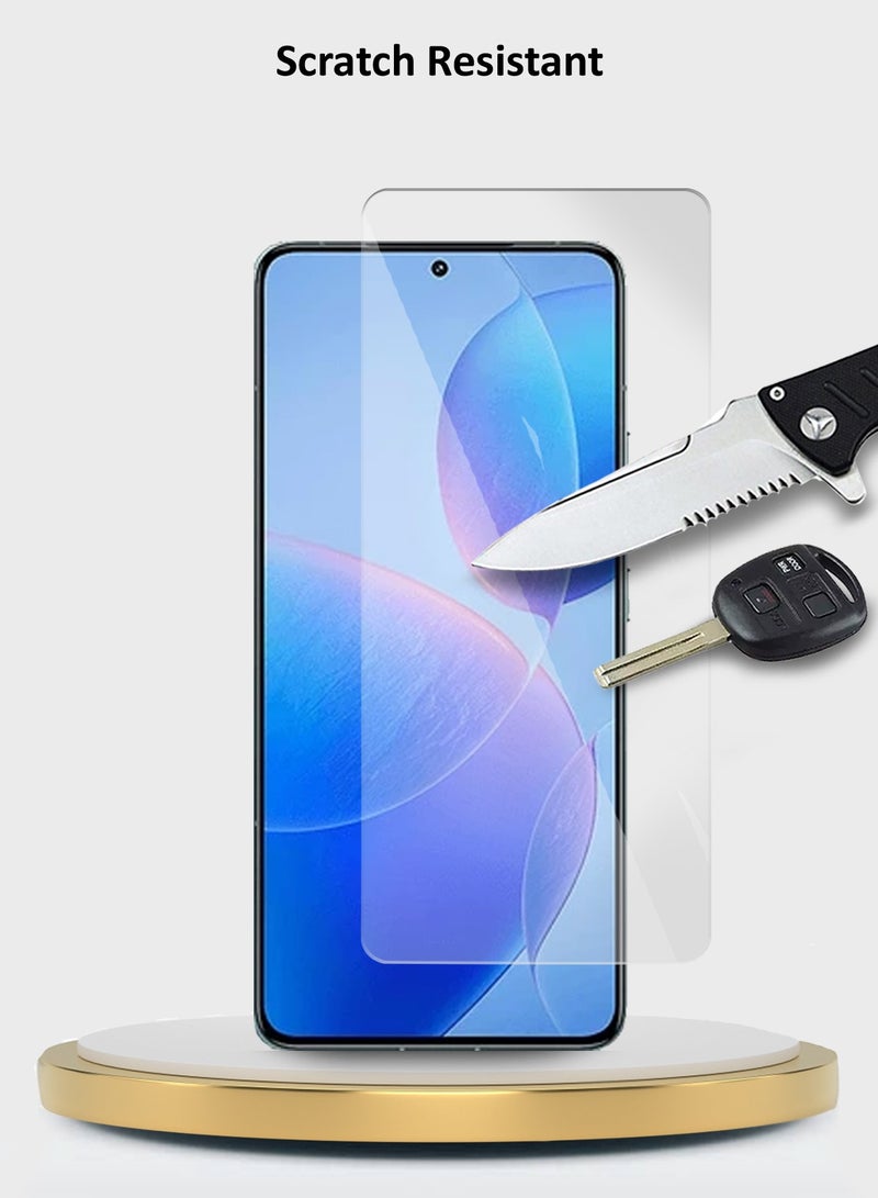 Wtech Xiaomi Redmi K70 / Redmi K70 Pro / Redmi K70E 5G 2023 Premium Series Curved Edges 9H 2.5D Tempered Glass Screen Protector (MSG9CN) - Clear - Image 3