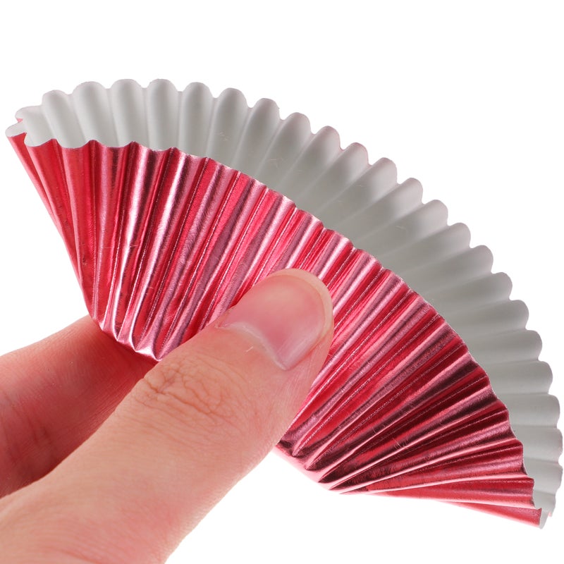4 Boxes Cupcake Liners Aluminum Foil Cupcake Liners Cupcake Wrappers Portable Baking Cups - Image 4