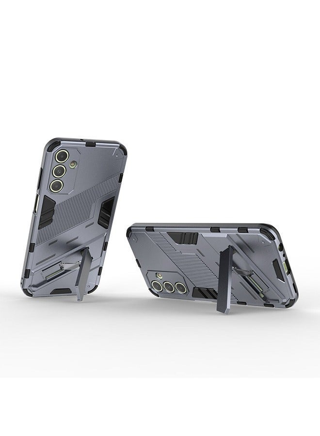 X-level Samsung Galaxy A15 4g/5g Case Cover with Dual Layer Anti-scratches Camera Protector Shockproof Protective Back Cover with Invisible Hands-free Holder Kickstand Protection Phone Accessory - Image 1