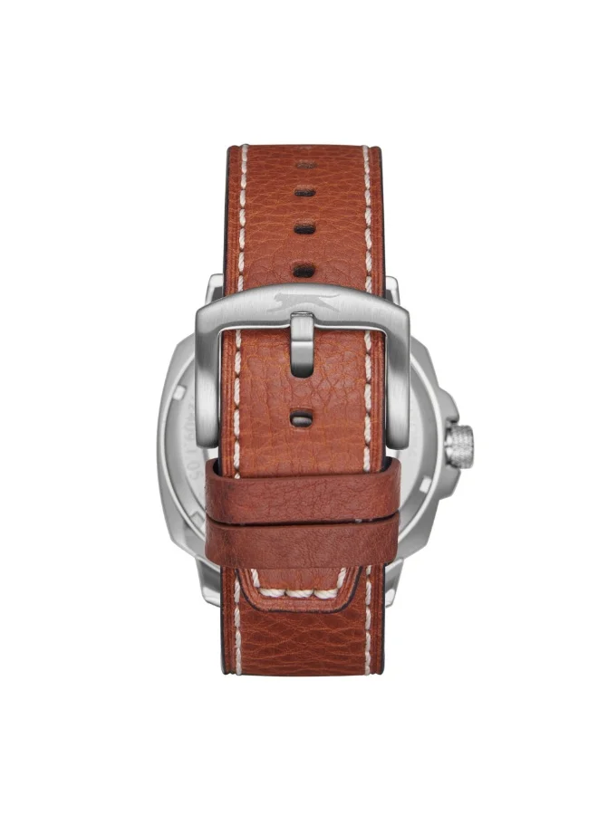 سلازنجر Men's Leather Automatic  Watch SL.9.2409.1.01 - 44 mm