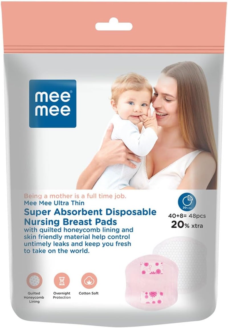 Mee Mee Ultra Thin Nursing Breast Pads 48 Pcs - Image 1