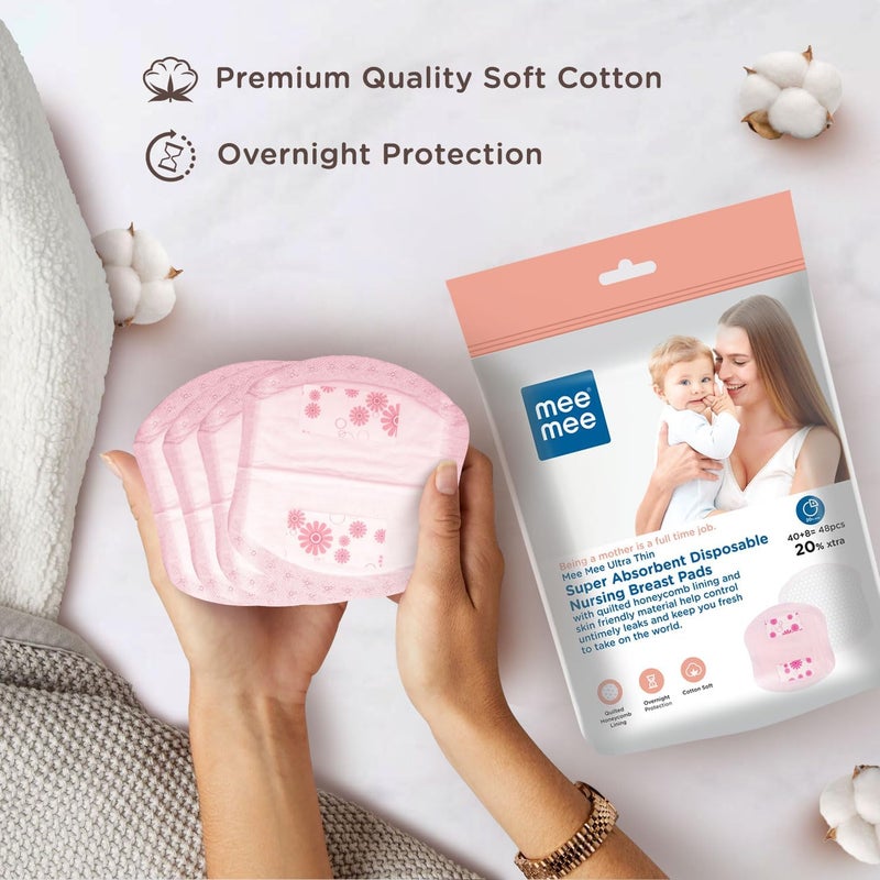 Mee Mee Ultra Thin Nursing Breast Pads 48 Pcs - Image 3