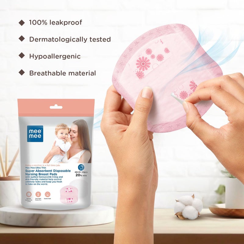 Mee Mee Ultra Thin Nursing Breast Pads 48 Pcs - Image 4
