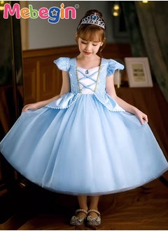 Princess Cinderella Dress Clothes with a Bow, Pretend Princess Skirt Set for Girls Kids Suit for Evenning Party Performance - pzsku/Z7C44CE9A8164D31D97ADZ/45/_/1686561614/a0a0d4c2-2943-435f-9ce8-0e8e6f81496e