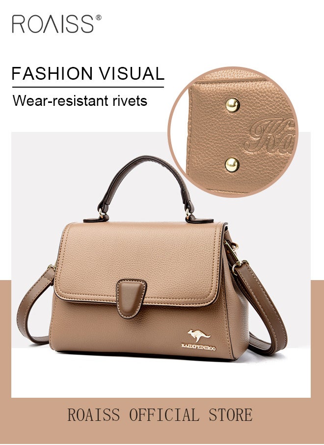 roaiss - Women Shoulder Crossbody Bag Large Capacity Compact and Exquisite Women Handbag - Image 1