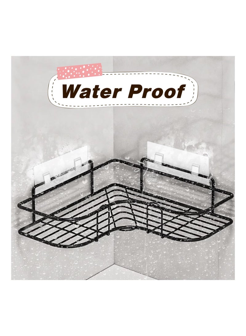 Excefore 6 Pack Shower Caddy Adhesive for Replacement No Drilling Wall Hooks Sticky Pads Shower Shelf Adhesive Caddy Adhesive for Corner Shower Caddy Bathroom Storage Shelves and Kitchen Racks - Image 4