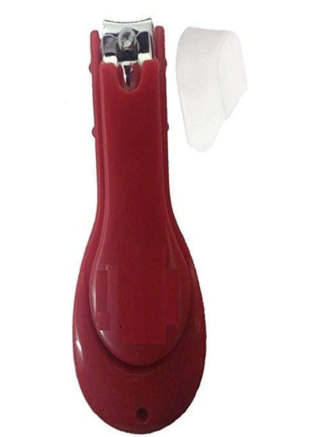 SKAB® Protective Baby Nail Clipper Cutter with Skin Guard (Red)