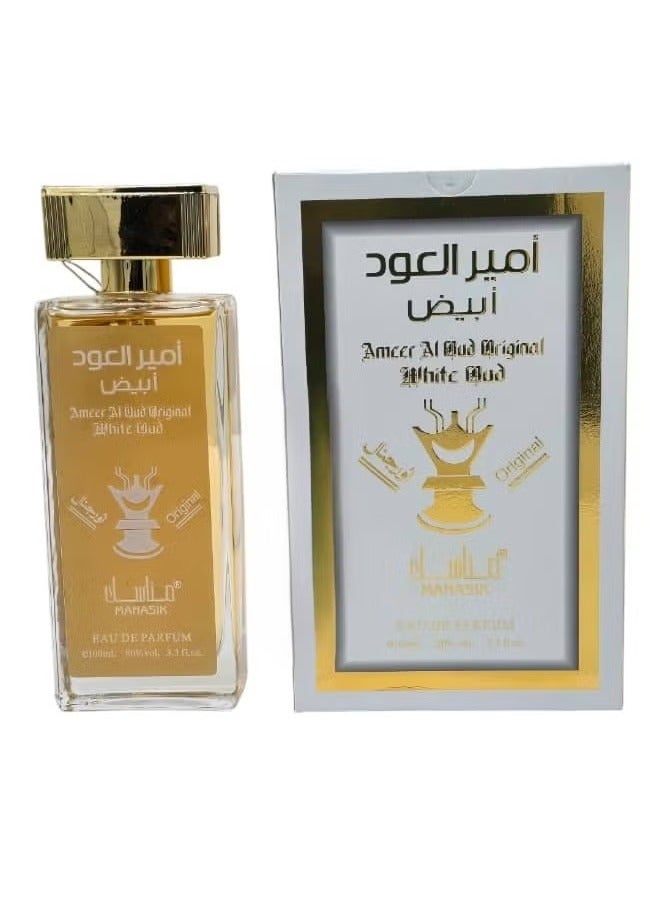 مناسك عطر أمير العود أبيض 100 مل