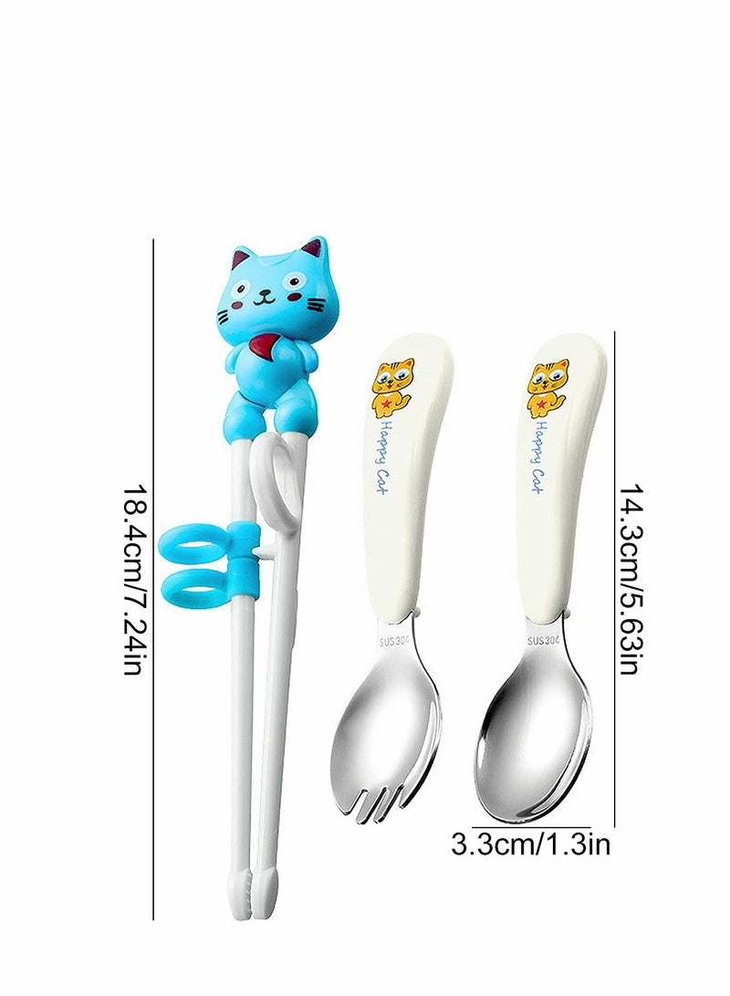 KASTWAVE عصيان تدريب للأطفال، 1 زوج للأطفال، سهل الاستخدام للتعلم الصحيح للمبتدئين، تصميم مشبك مضاد للانزلاق، يشمل صندوق محمول - Image 5