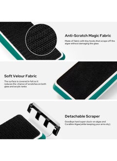 KEDSUM KEDSUM Magnetic Aquarium Tank Algae Scrapers, 2-in-1 Fish Tank Glass Cleaner, Floating Scrubber Clean Brush with 2 Blades [Scratch-Free, Non-Slip, Magnetizing] (XL)  - Image 5
