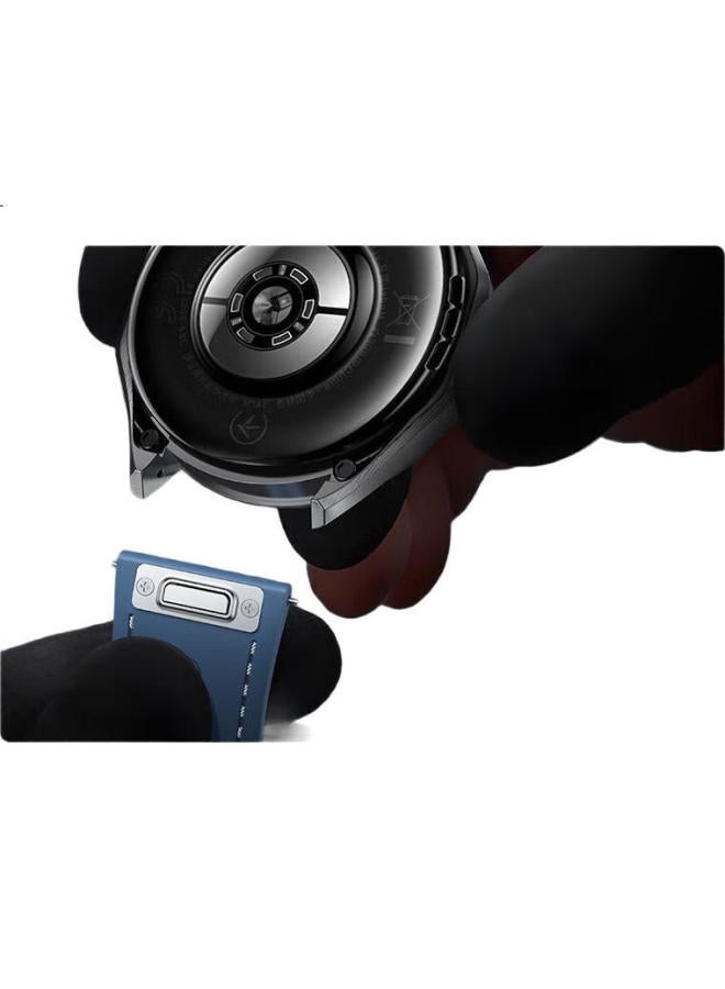 WP Compatible Nylon Silicone Sports Watch Band With Detachable Buckle For Huawei Watch Gt5/5 Pro/Gt4/Watch4/3 Pro/New, Universal 46/48Mm Dial, Light Blue - Image 2