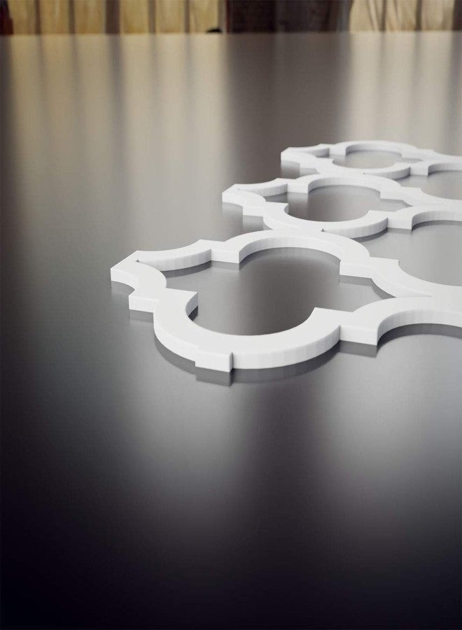 Ekena Millwork 11 3/8"W x 11 3/8"H x 3/8"T Small Marrakesh Decorative Fretwork Wall Panels in Architectural Grade PVC - Image 5