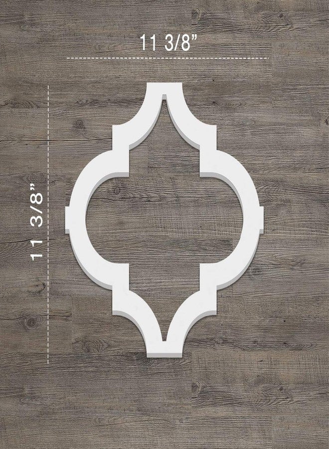Ekena Millwork 11 3/8"W x 11 3/8"H x 3/8"T Small Marrakesh Decorative Fretwork Wall Panels in Architectural Grade PVC - Image 2