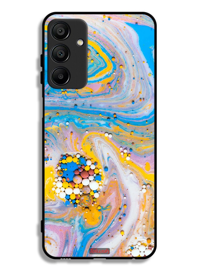 Tolwak Samsung Galaxy A15 4G Protective Case Cover Gems Colorful Abstraction - Image 1