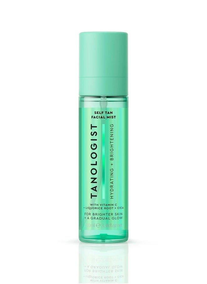 Tanologist Tanologist Self Tan Hydrating & Brightening Face Mist - 100ml Tanologist Self Tan Face Mist - Gradual Self Tanner for Face - Bronzing Mist  - Image 1