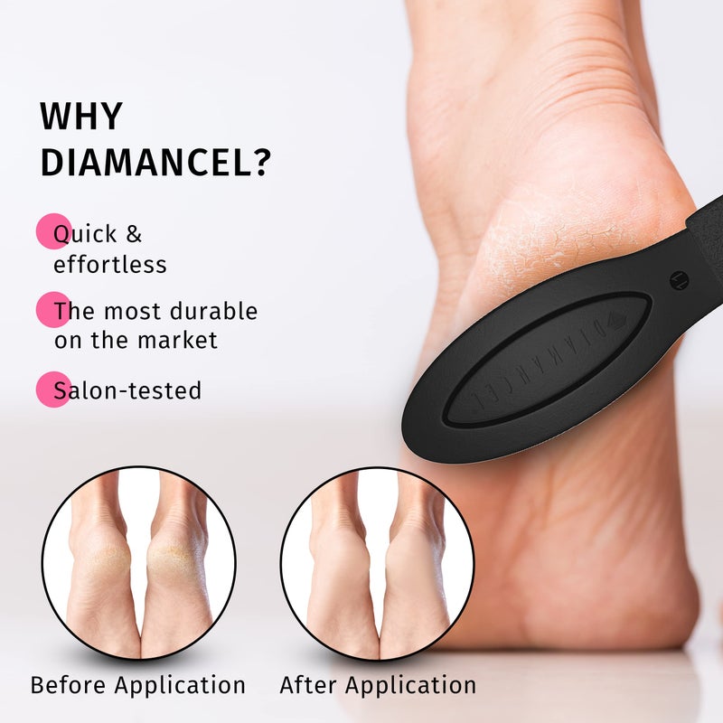 Diamancel Luxury Diamond Foot Buffer - #11 Medium Grit Rasp â€“ For Average Calluses, Rough Skin & Regular Maintenance - Image 4