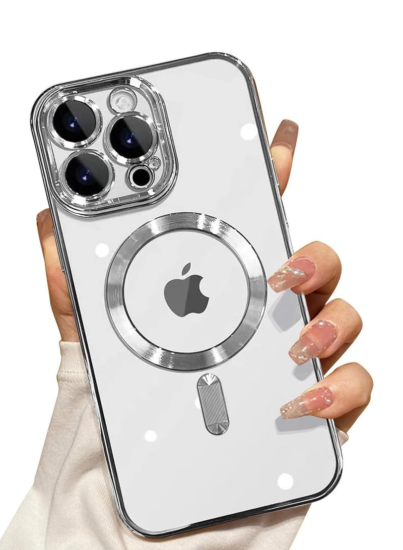 BORTONY iPhone 12 Pro Max Case Cover Magnetic Support Wireless Charging Full-Body Protective Cover with Camera Lens Protection Cover For iPhone 12 Pro Max - Image 1