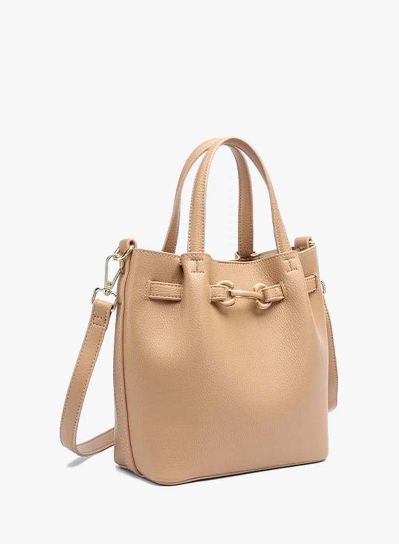 Fyor Stylish Structured Trapeze Handbag DR 013