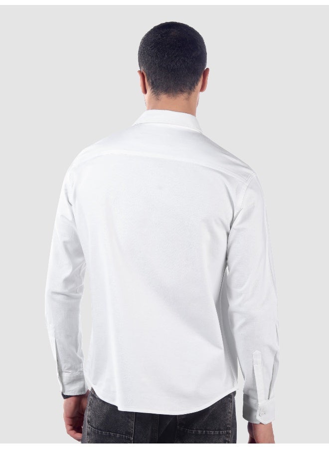Beyoung White Oxford Cotton Shirt  - Image 3