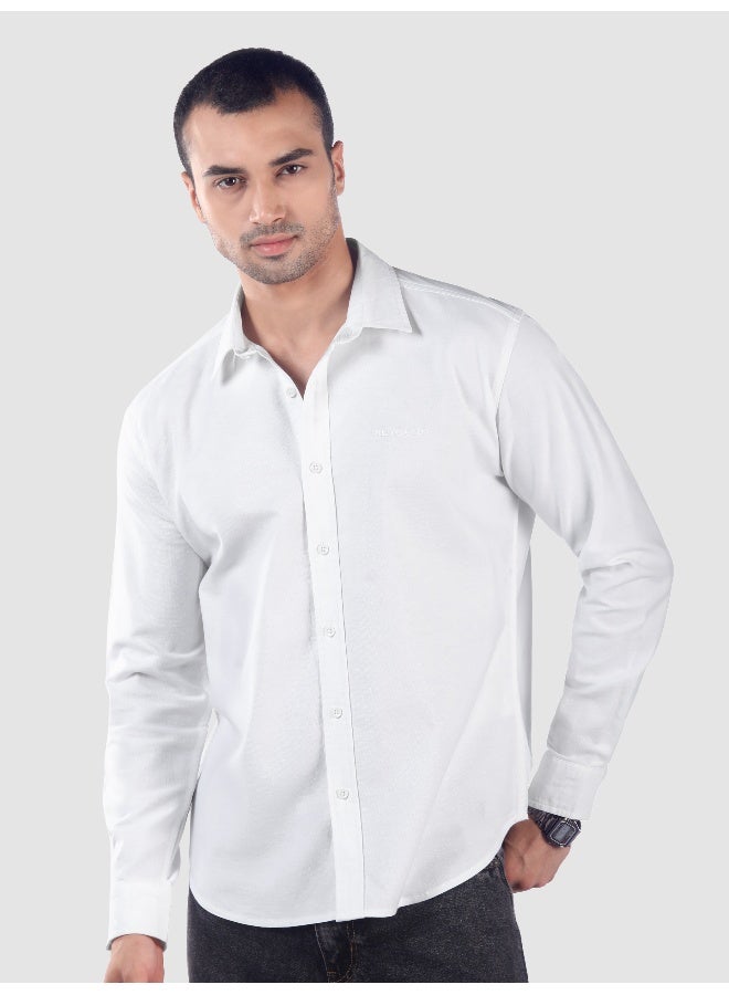 Beyoung White Oxford Cotton Shirt  - Image 1