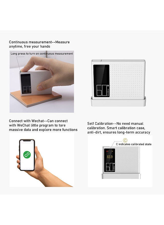Generic - High Precision Gloss Meter 60° Portable Glossmeter with Self-calibration/Fast Measurement/Continuous Measurement Surface Measuring Glarimeter - Image 1