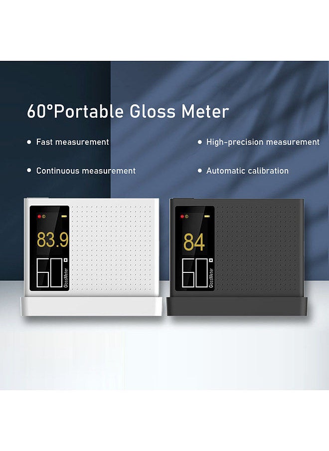 Generic - High Precision Gloss Meter 60° Portable Glossmeter with Self-calibration/Fast Measurement/Continuous Measurement Surface Measuring Glarimeter - Image 1