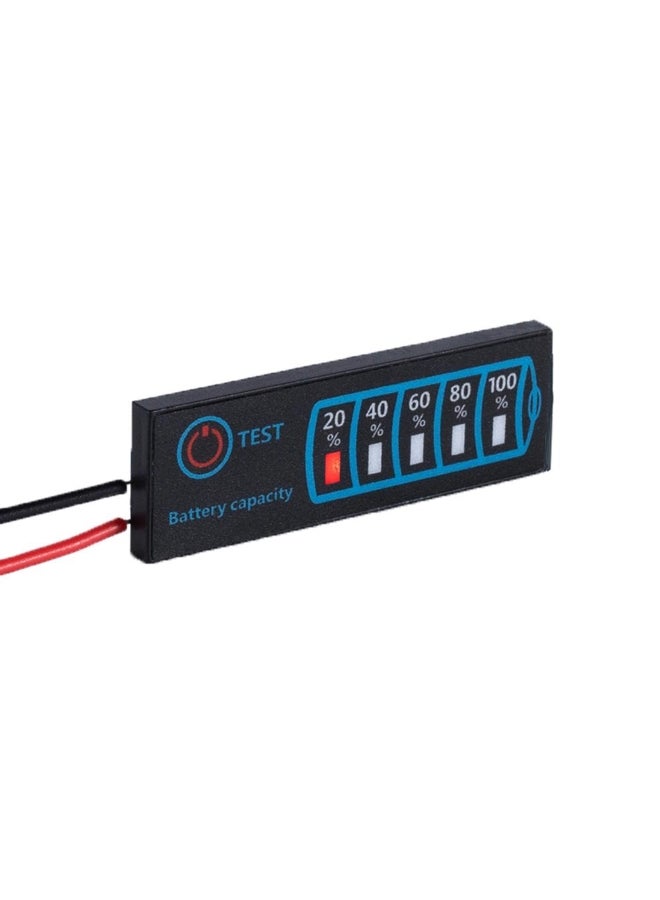1S-8S 18650 Li-ion Lipo Lithium 5-30V Lead Acid Battery Level Indicator Tester LCD Display Meter Module Capacity Voltage Meter 