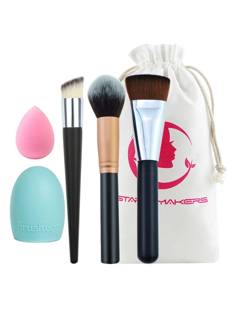 NIBEMINENT 3-Piece Makeup Tools Set Multicolour - Image 1