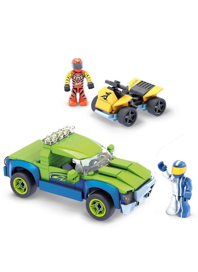 Mega Brands Hot Wheels Mega Construx Off-Duty and ATV Construction Set, Building Toys for Kids 5 Years and Up  - Image 1