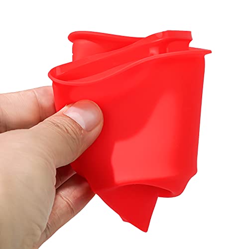 mifengda 12pcs Silicone Cake Mold Baking Round Cake Molds 4 Inch Non-Stick Baking Pan Kitchen Silicone Cake Molds for Baking(Red, Blue, 4inch) - Image 3