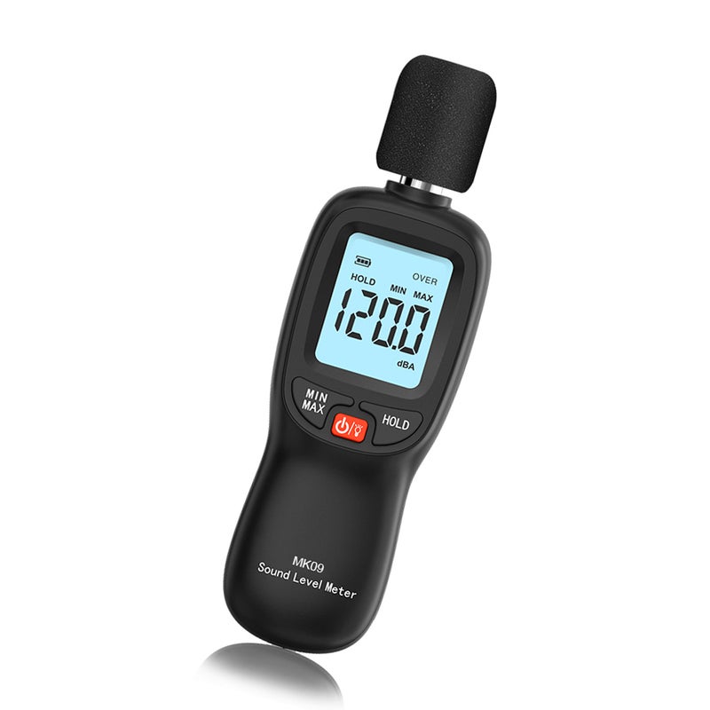 30-130dB(A) LCD Digital Sound Level Meter Noise Volume Measuring Instrument Decibel Monitoring Tester - Image 1