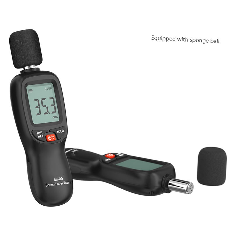 30-130dB(A) LCD Digital Sound Level Meter Noise Volume Measuring Instrument Decibel Monitoring Tester - Image 4