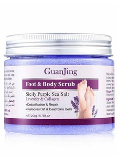 GUANJING FOOT&BODY SCRUB LAVENDER&COLLAGEN 200 g 