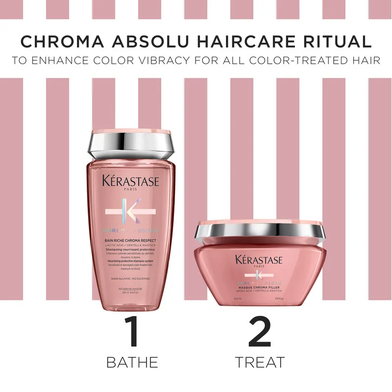 KERASTASE  Kerastase Chroma Absolu - Fortifying Duo to neutralize Brassy Highlighted Hair for Women | Best Price UAE