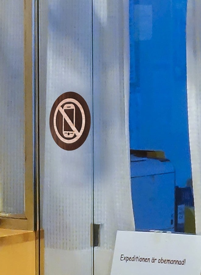 GLNRM لوحة إعلانية خشبية من GLNRM للمكاتب والمطاعم - بدون هاتف محمول (خشبية) (بدون هاتف محمول) - Image 4