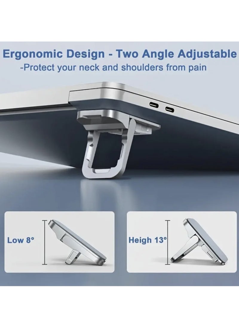 2-Pack Portable Invisible Laptop Stand Mini Alu minum Cooling Pad,Computer Keyboard Mount Kickstand,Ergonomic Lightweight Laptop Desk Stand - Image 5