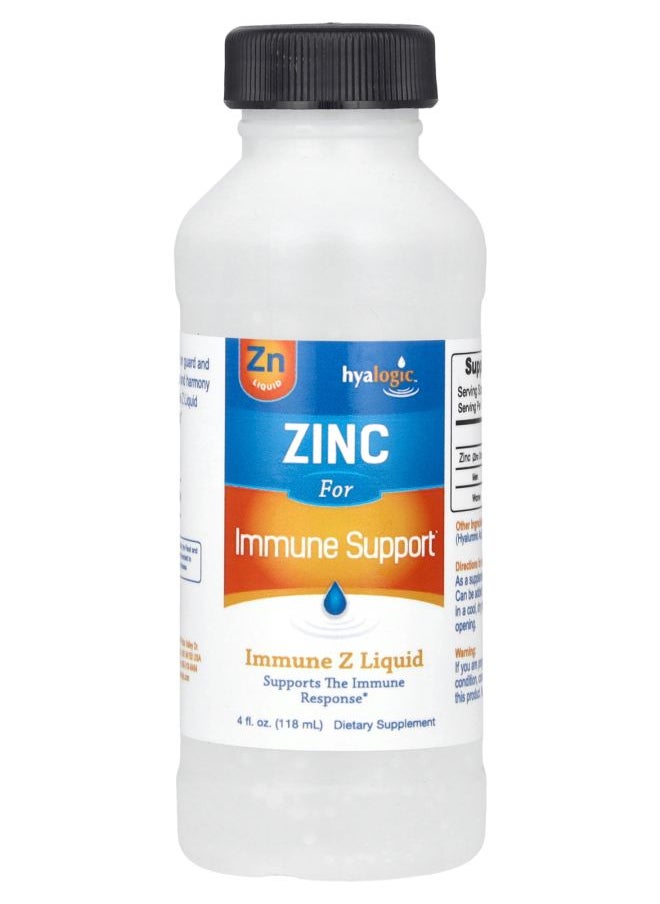 Hyalogic Zinc For Immune Support 7.5 mg 4 fl oz (118 ml) 