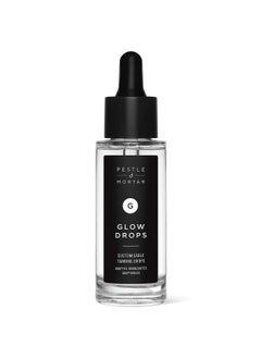 Pestle & Mortar Pestle & Mortar Glow Drops - Customisable Sunless Self-Tan with Hyaluronic Acid. Effortless, Even Tanning, Super-Hydrating, Works Alongside Your Regular Skincare Products - For Men & Women- 30ml  - Image 1