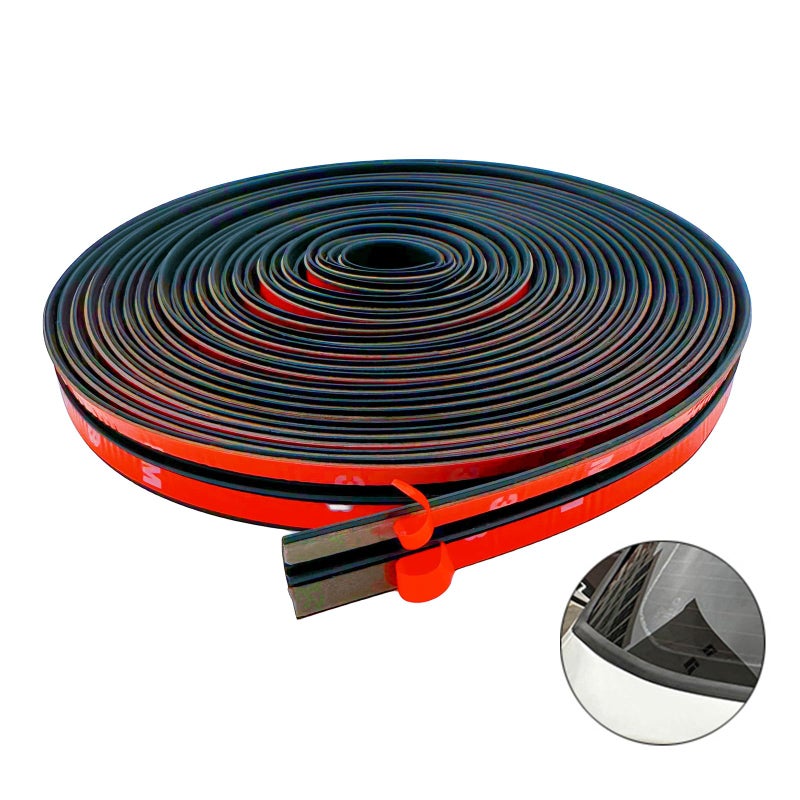 FengleAuto 164 Ft Windshield Rubber Seal Car Weather Stripping Trim T Shape Sealing Strip for Car Front Rear Windshield19mm - Image 2
