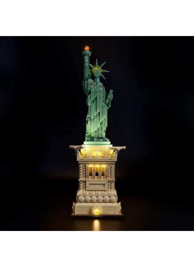 BRIKSMAX - Led Lighting Kit For Architecture Statue Of Liberty Compatible With Lego 21042 Building Blocks Model Not Include The Lego Set - Image 1