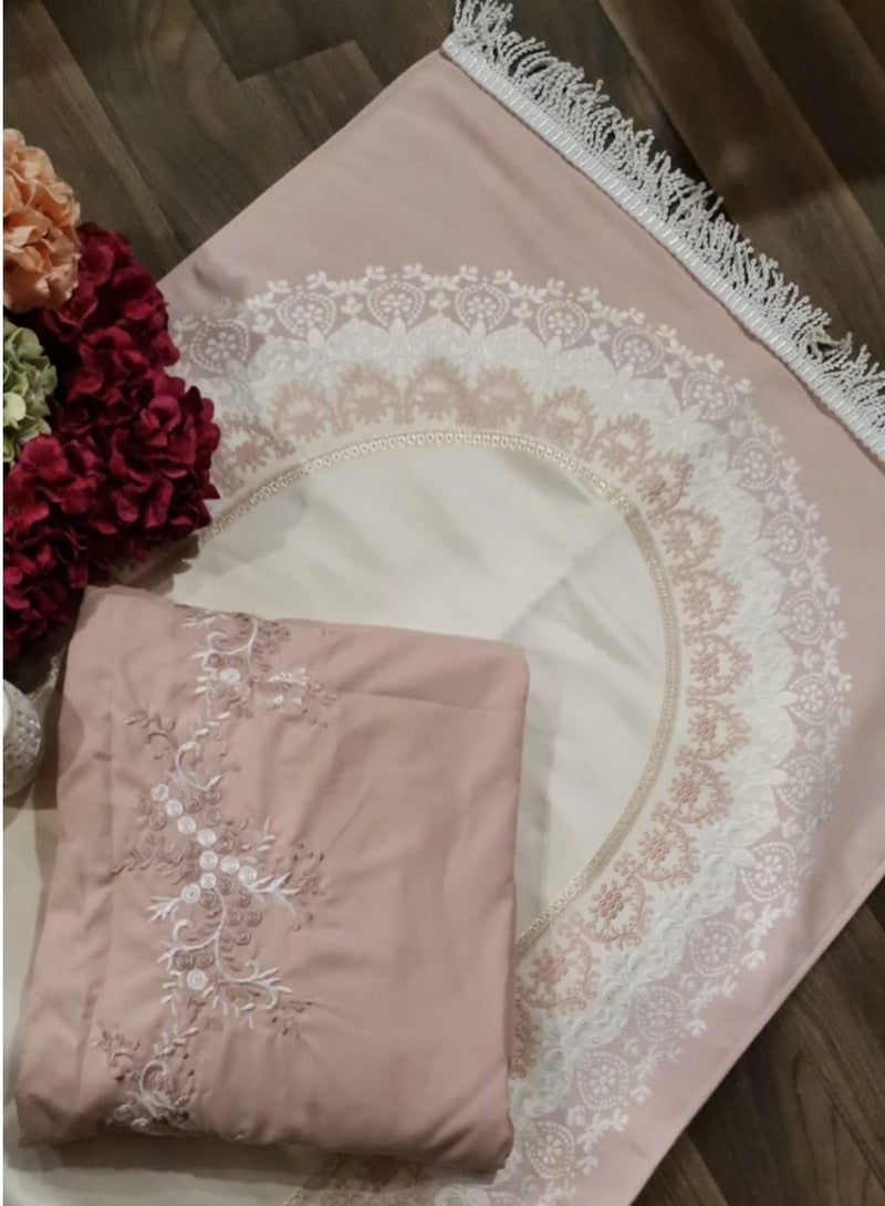 Women's Prayer Rug and Sheet Set